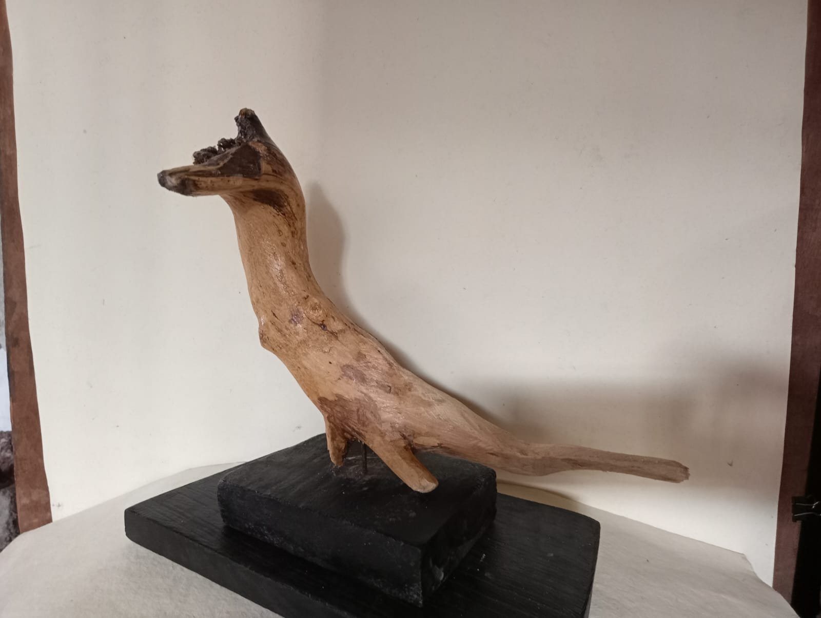 Dog – Root Sculpture by Satyakinkar Baij