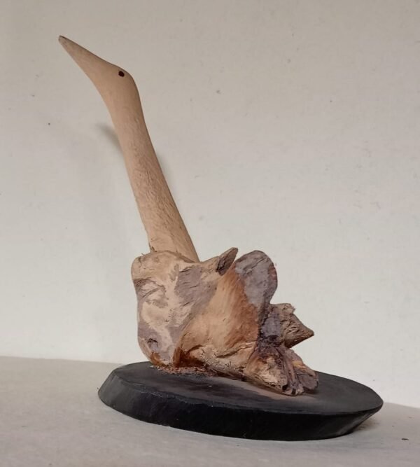 Duck – Root Sculpture by Satyakinkar Baij side