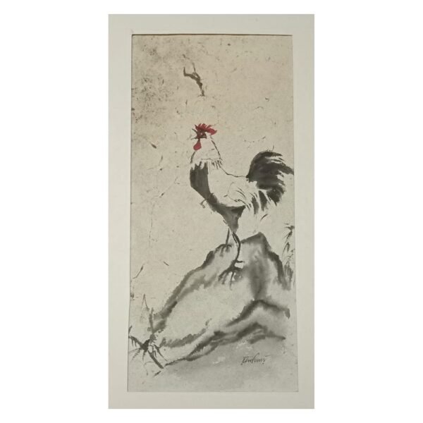 Rooster – Watercolour by Ramkinkar Baij
