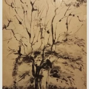 Tree – Watercolour by Ramkinkar Baij