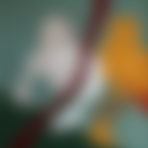 Untitled (Diagonal Contemplative Adivasi) 1985 by Tyeb Mehta – Oil on Canvas