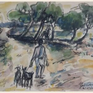 Untitled – Watercolour by Ramkinkar Baij