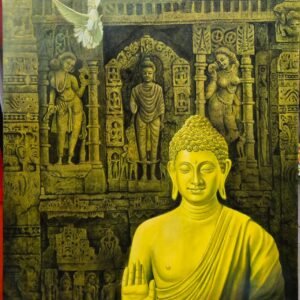 Buddha – Oil on Canvas by Swapan Roy (2025)
