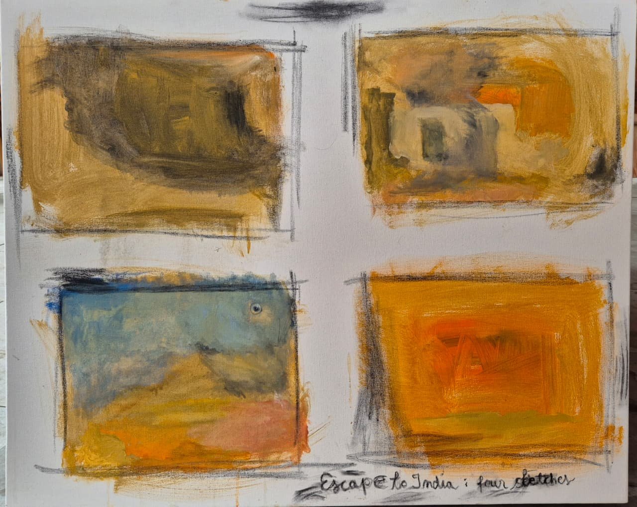 Escape to India Four Sketches
